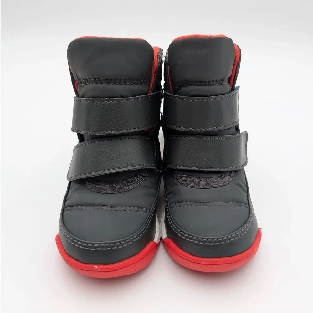Sorel Whitney II Strap Waterproof Winter Boots Kids' Black Size US5 EU22
